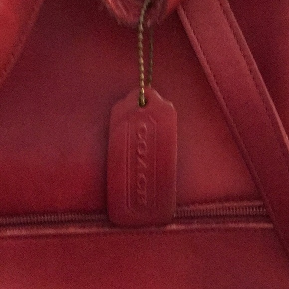 Coach red backpack - Picture 3 of 5